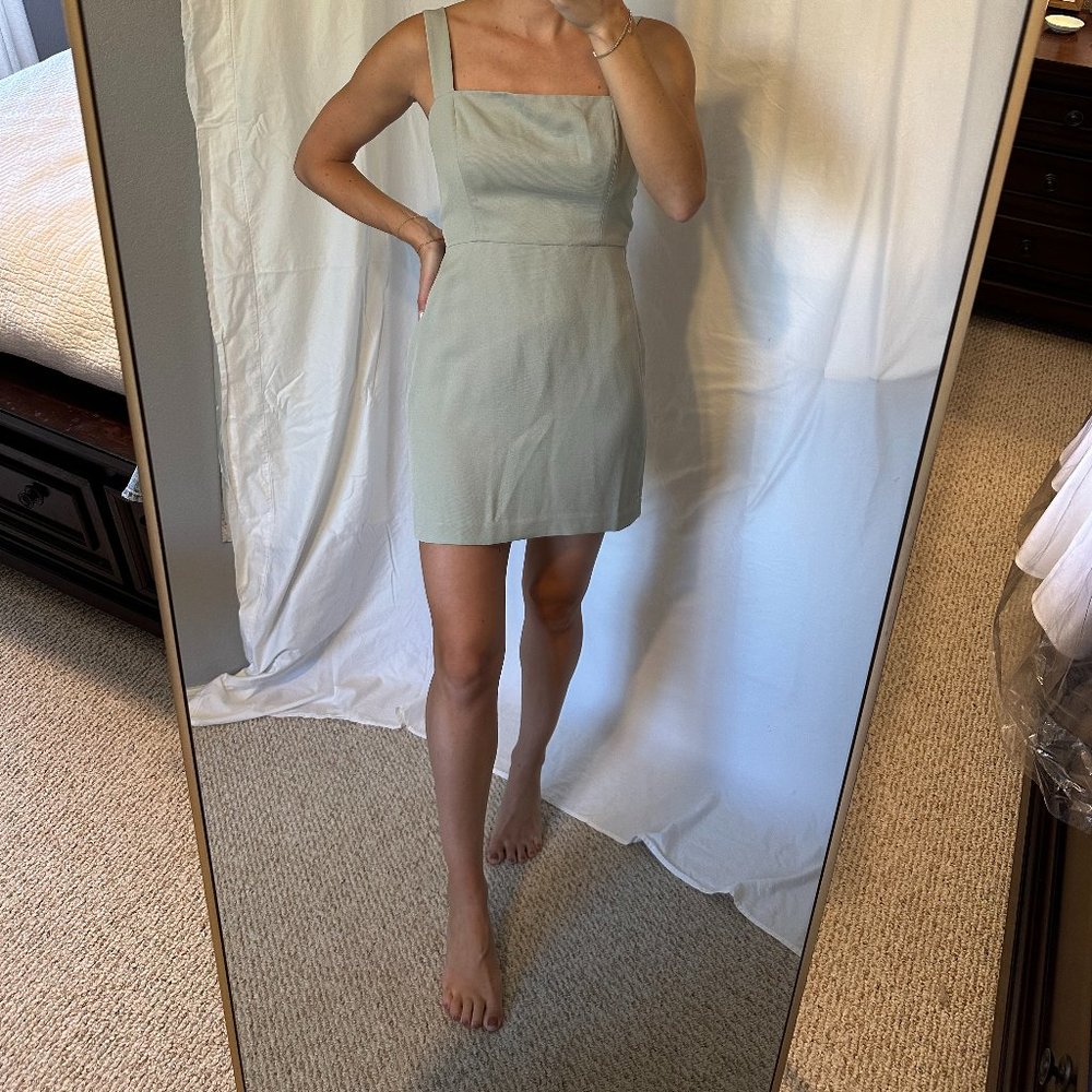 Mint Green Mini Tank Dress